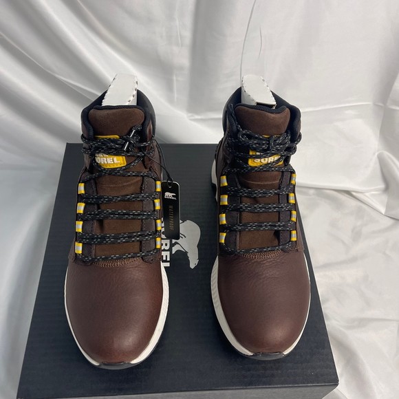 Sorel Mens Size 7.5 Mac Hill Mid Height Waterproof Leather High Top Sneaker Boot main image 9